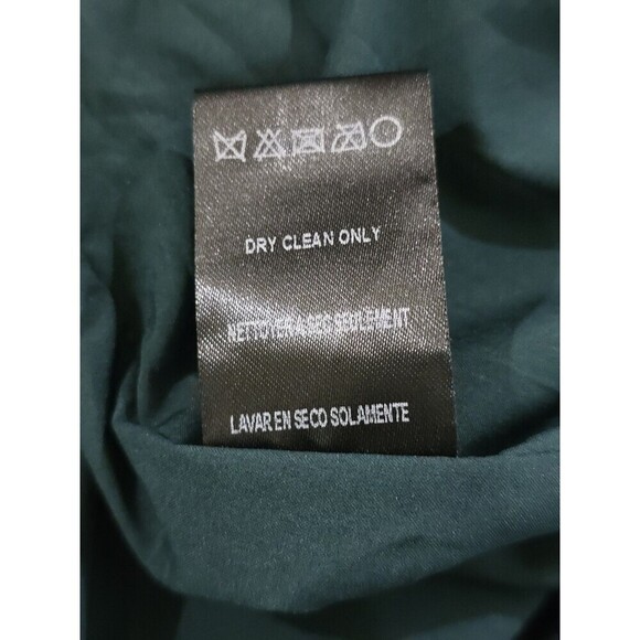 Adelyn Rae Simone Wide Leg Velvet Jumpsuit Womens Medium Hunter Green Cocktail - Picture 14 of 14